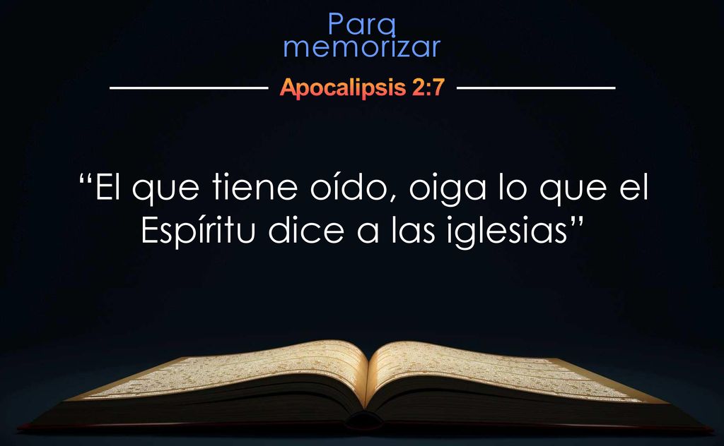 El que tiene oído, oiga lo que el Espíritu dice a las iglesias
