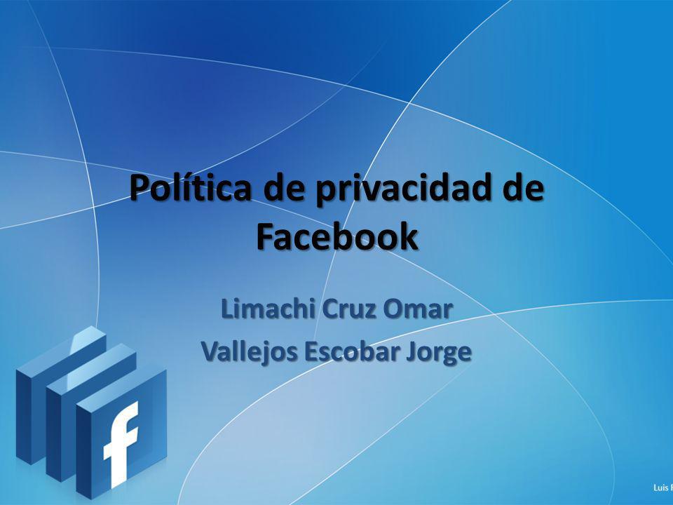 Política de privacidad de Facebook