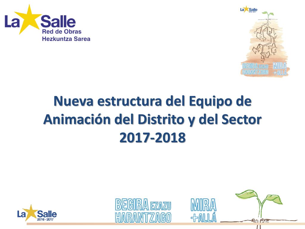 Nueva estructura del Equipo de Animación del Distrito y del Sector