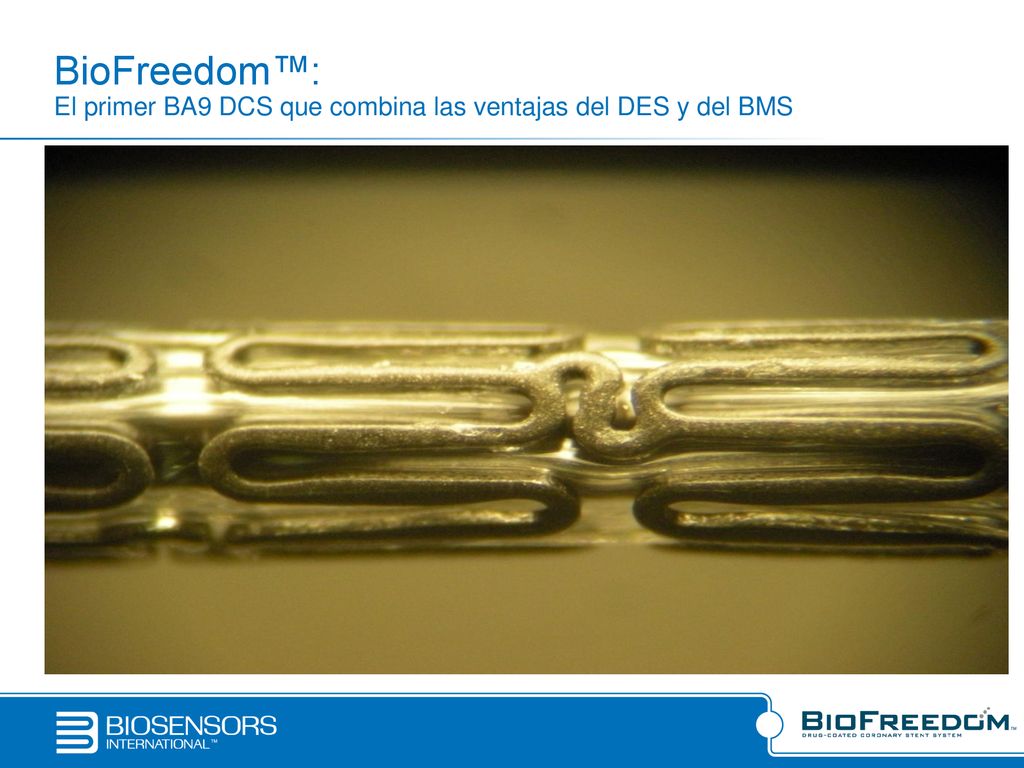 BioFreedom™: El primer BA9 DCS que combina las ventajas del DES y del BMS