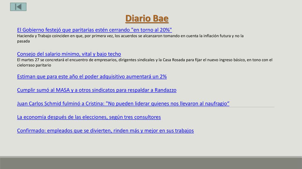Diario Bae El Gobierno festejó que paritarias estén cerrando en torno al 20%