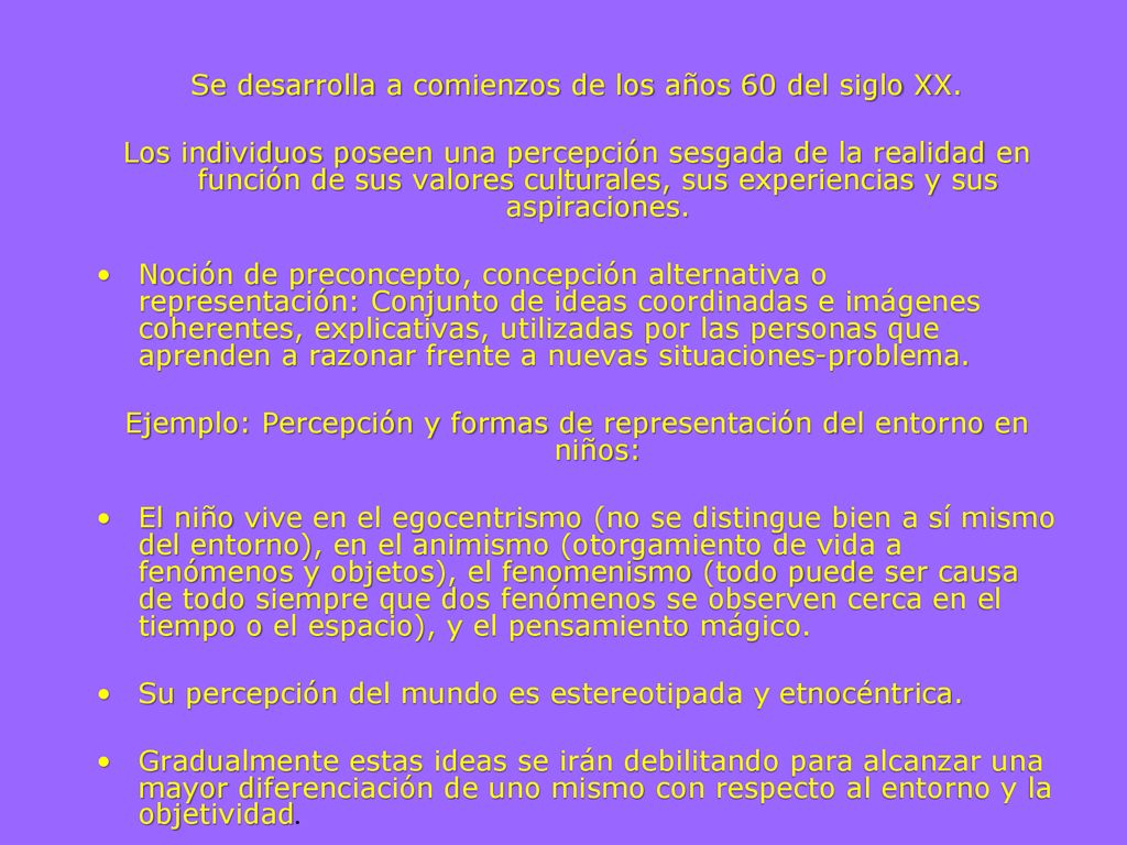 Se desarrolla a comienzos de los años 60 del siglo XX.