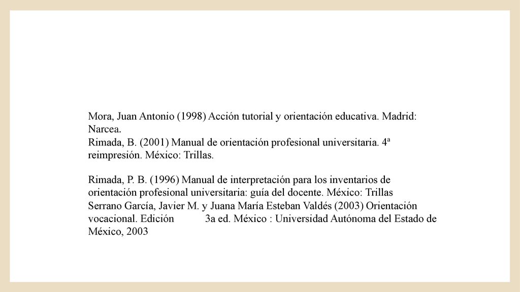 Mora, Juan Antonio (1998) Acción tutorial y orientación educativa