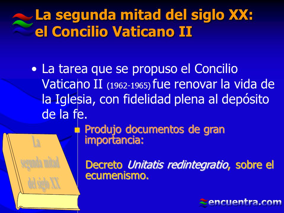 La segunda mitad del siglo XX: el Concilio Vaticano II