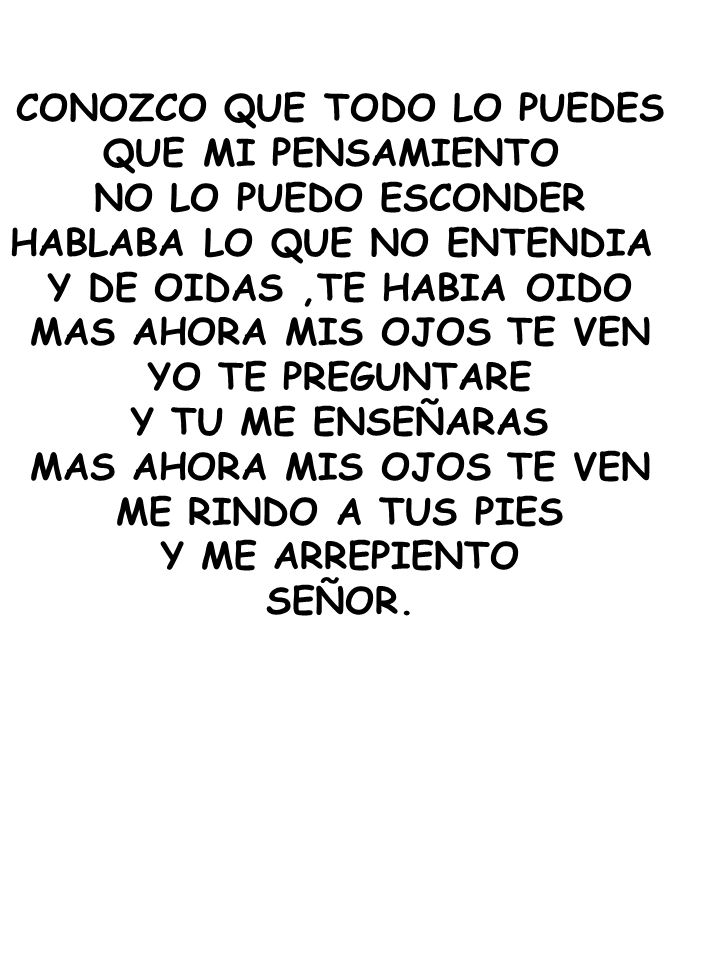 CONOZCO QUE TODO LO PUEDES QUE MI PENSAMIENTO NO LO PUEDO ESCONDER