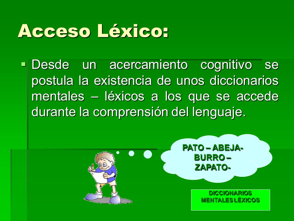 Acceso Léxico: