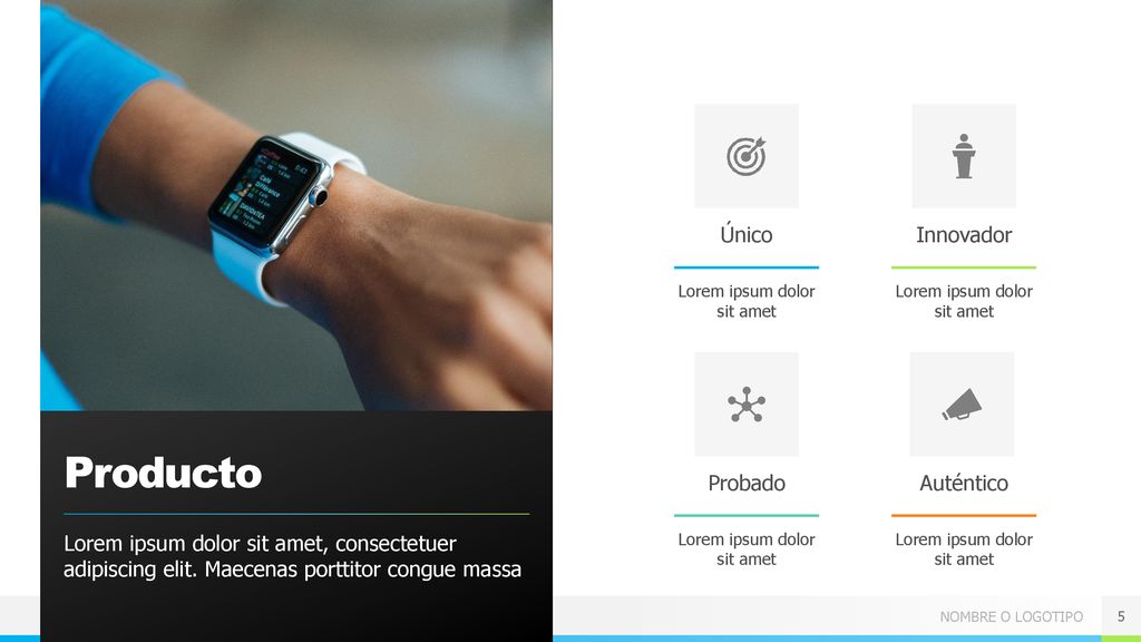 Producto Único Innovador Probado Auténtico