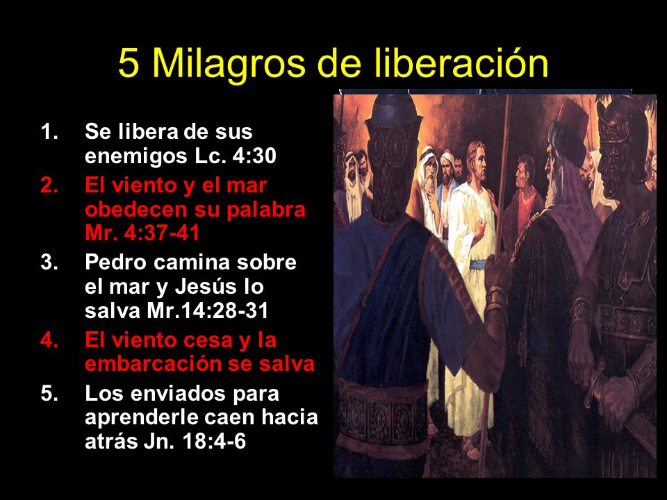 5 Milagros de liberación