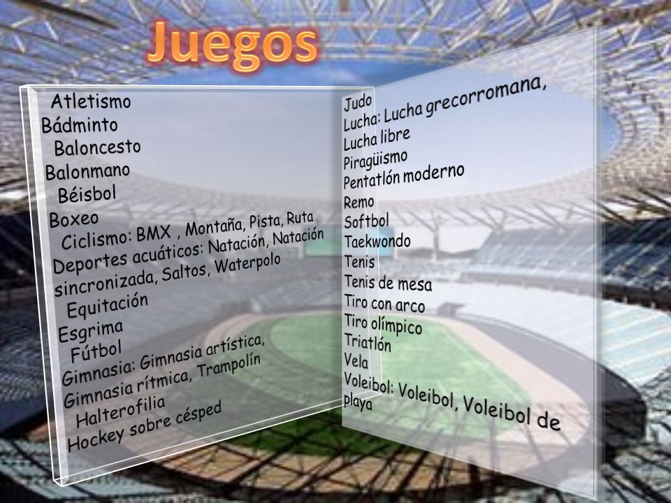 Juegos Judo Lucha: Lucha grecorromana, Lucha libre Piragüismo