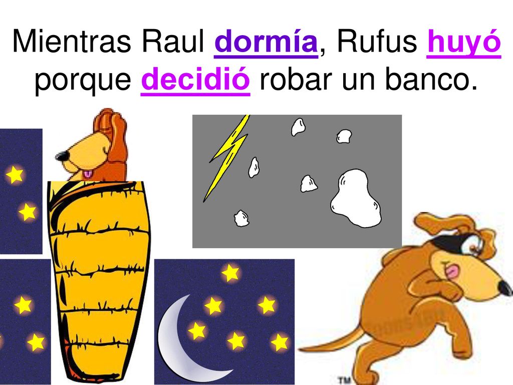 Mientras Raul dormía, Rufus huyó porque decidió robar un banco.