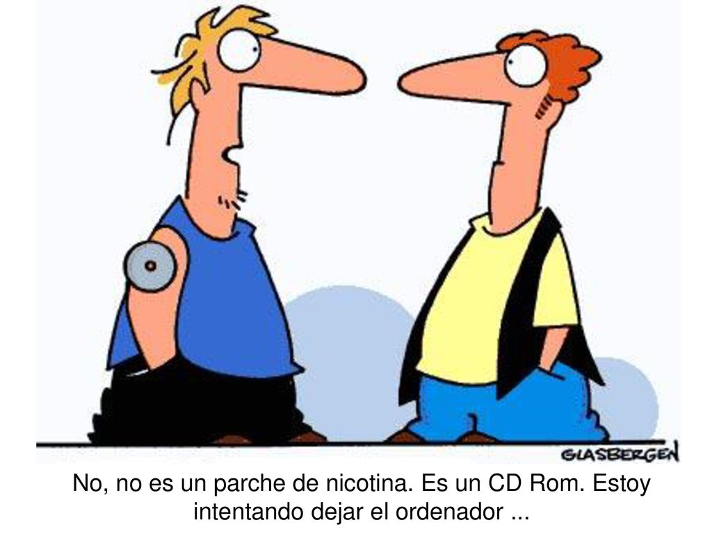 No, no es un parche de nicotina. Es un CD Rom