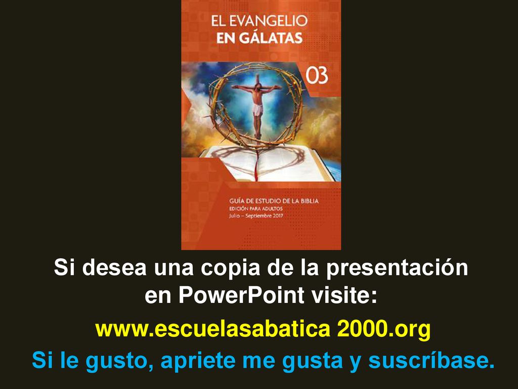 Si desea una copia de la presentación en PowerPoint visite:
