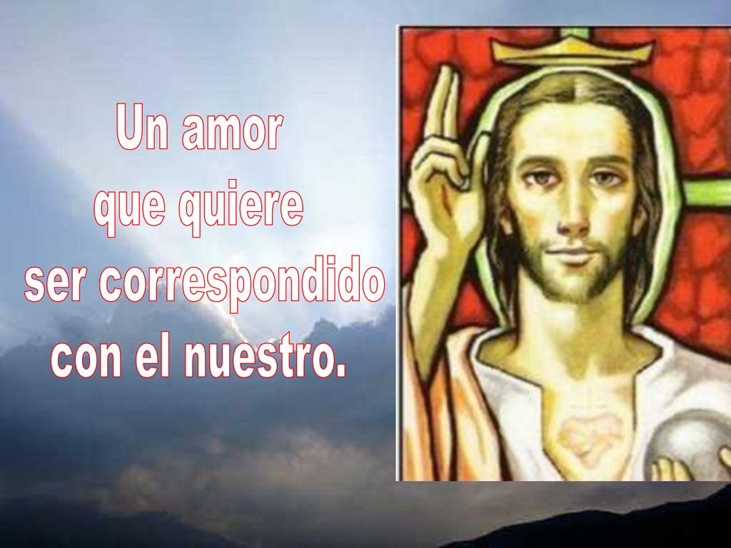 Un amor que quiere ser correspondido con el nuestro.
