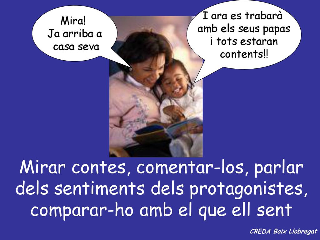 I ara es trabarà amb els seus papas. i tots estaran. contents!! Mira! Ja arriba a. casa seva.