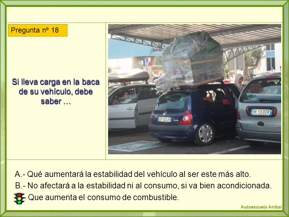 Si lleva carga en la baca de su vehículo, debe saber …