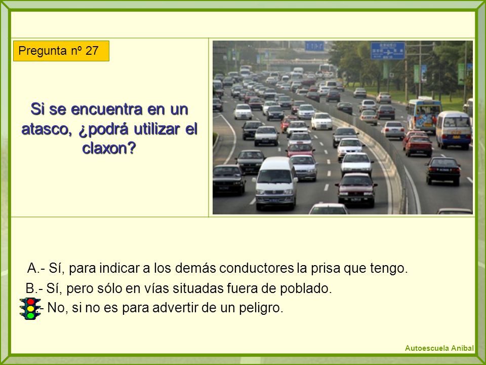 Si se encuentra en un atasco, ¿podrá utilizar el claxon