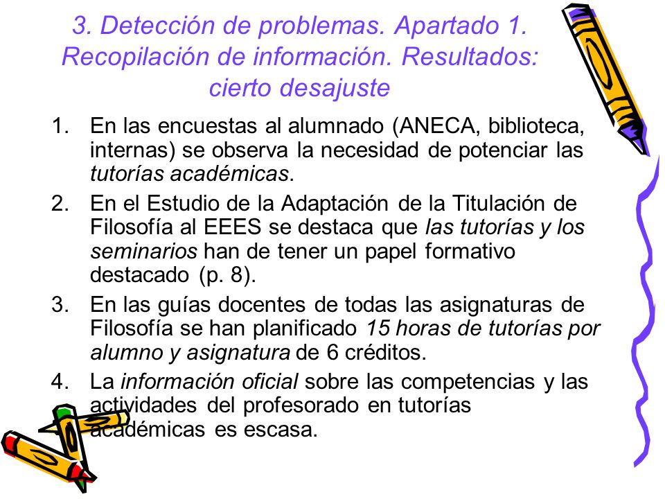 3. Detección de problemas. Apartado 1. Recopilación de información