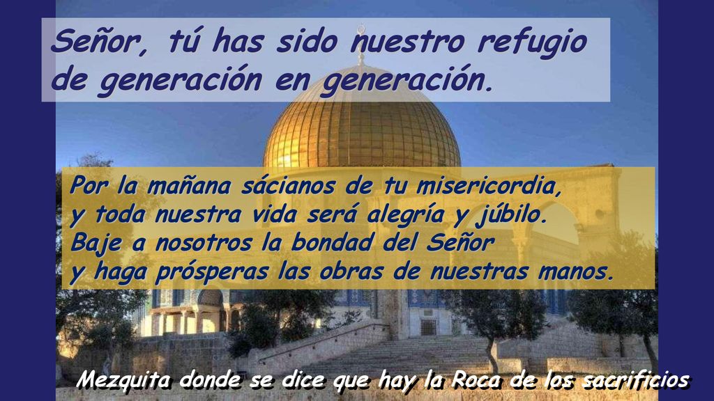Mezquita donde se dice que hay la Roca de los sacrificios