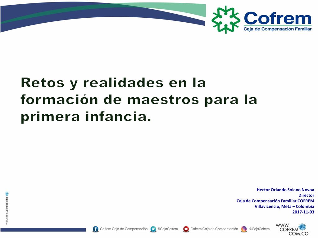 Retos y realidades en la formación de maestros para la primera infancia.