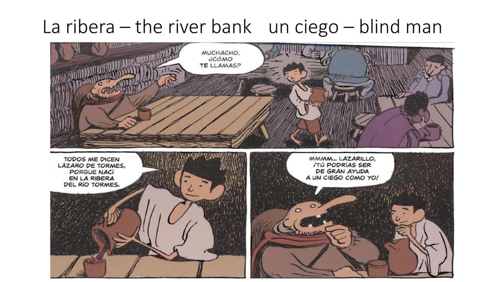 La ribera – the river bank un ciego – blind man