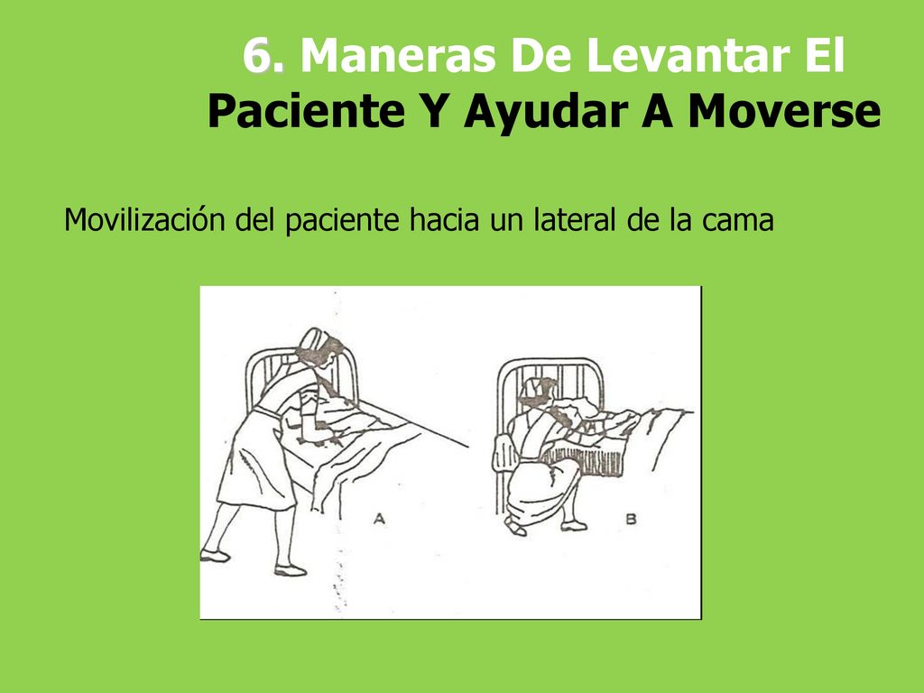 6. Maneras De Levantar El Paciente Y Ayudar A Moverse