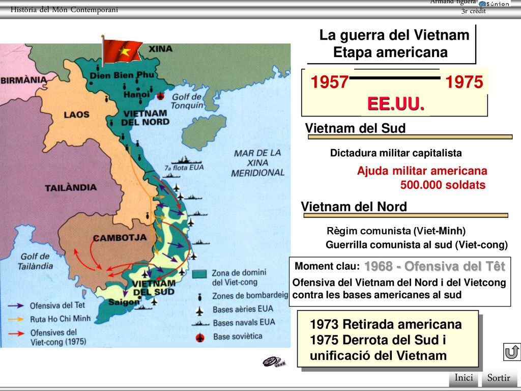 EE.UU. La guerra del Vietnam Etapa americana Vietnam del Sud