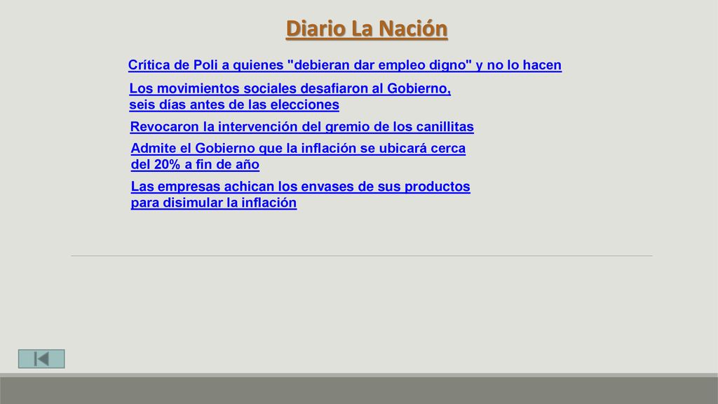 Diario La Nación Crítica de Poli a quienes debieran dar empleo digno y no lo hacen.