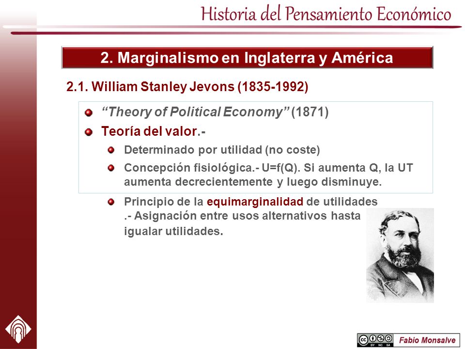 2.1. William Stanley Jevons ( )