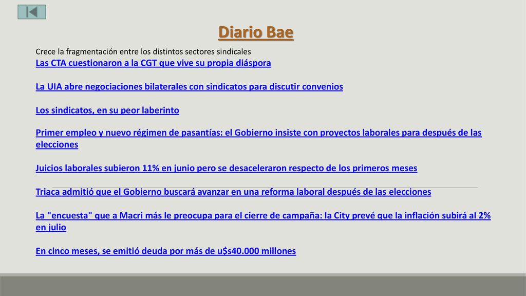Diario Bae Las CTA cuestionaron a la CGT que vive su propia diáspora