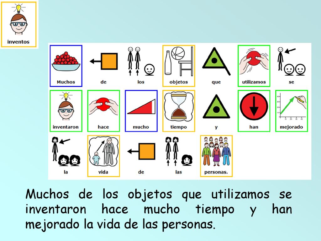 Muchos de los objetos que utilizamos se inventaron hace mucho tiempo y han mejorado la vida de las personas.