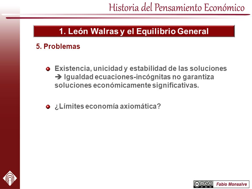 1. León Walras y el Equilibrio General