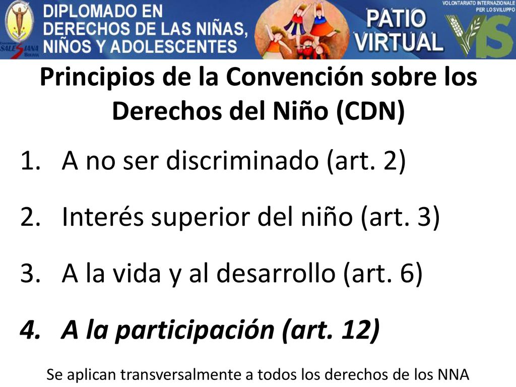 Principios de la Convención sobre los Derechos del Niño (CDN)