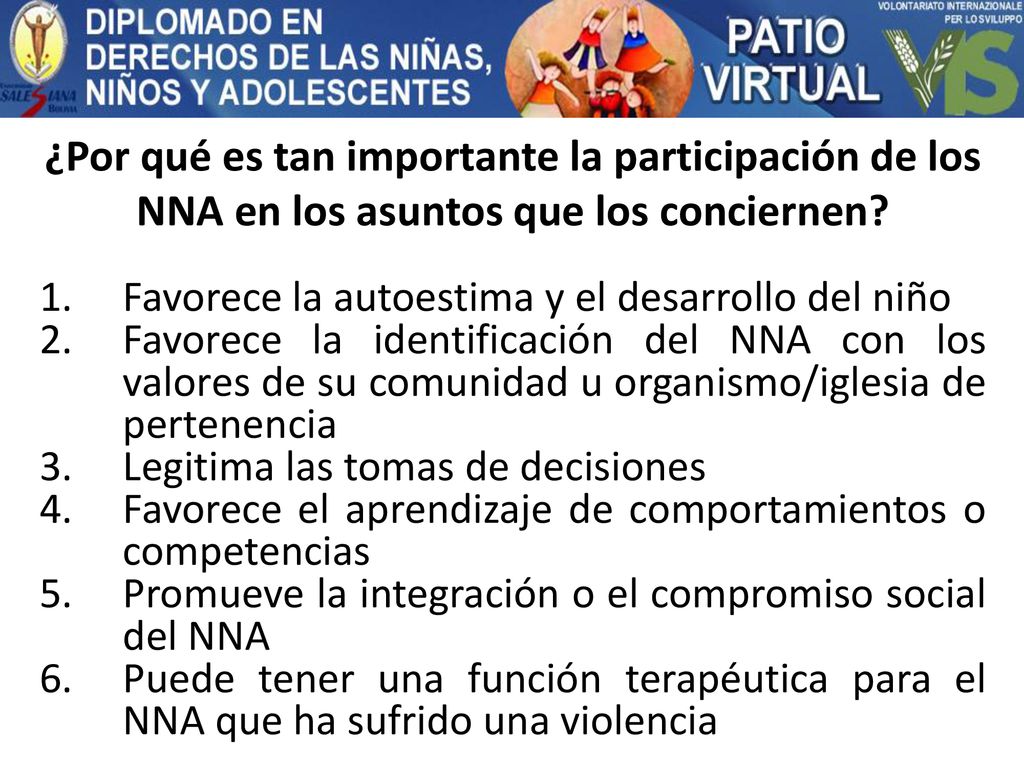 ¿Por qué es tan importante la participación de los NNA en los asuntos que los conciernen