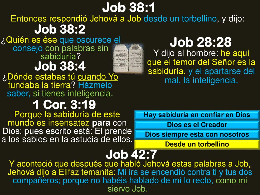 Hay sabiduría en confiar en Dios Dios siempre esta con nosotros
