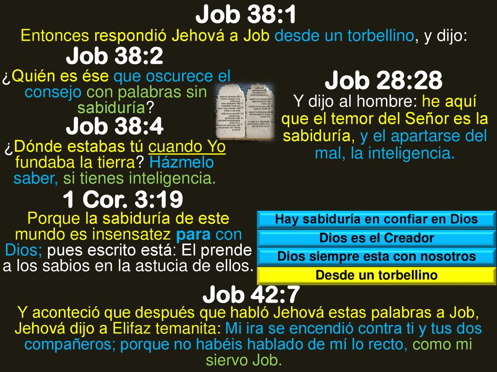 Hay sabiduría en confiar en Dios Dios siempre esta con nosotros