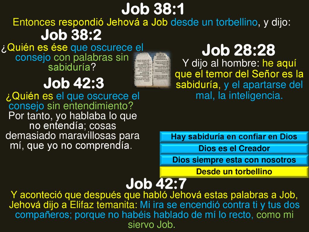 Hay sabiduría en confiar en Dios Dios siempre esta con nosotros