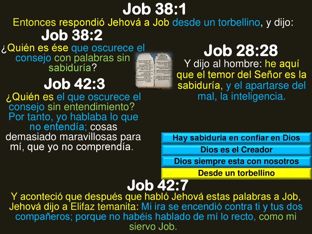 Hay sabiduría en confiar en Dios Dios siempre esta con nosotros