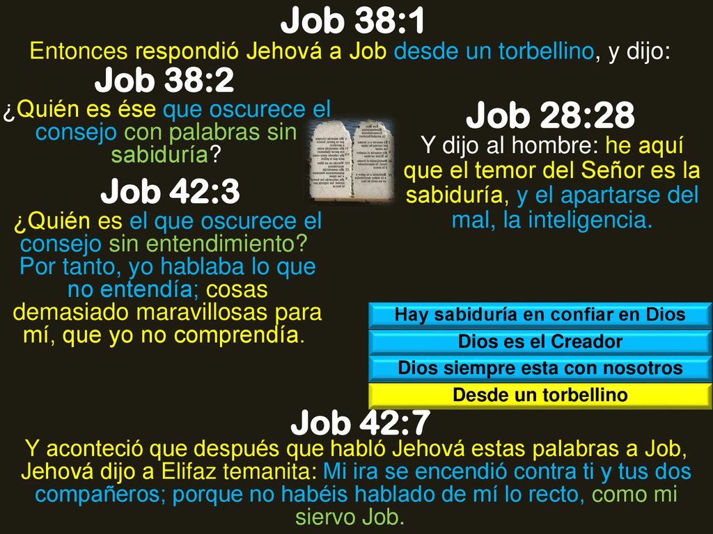 Hay sabiduría en confiar en Dios Dios siempre esta con nosotros