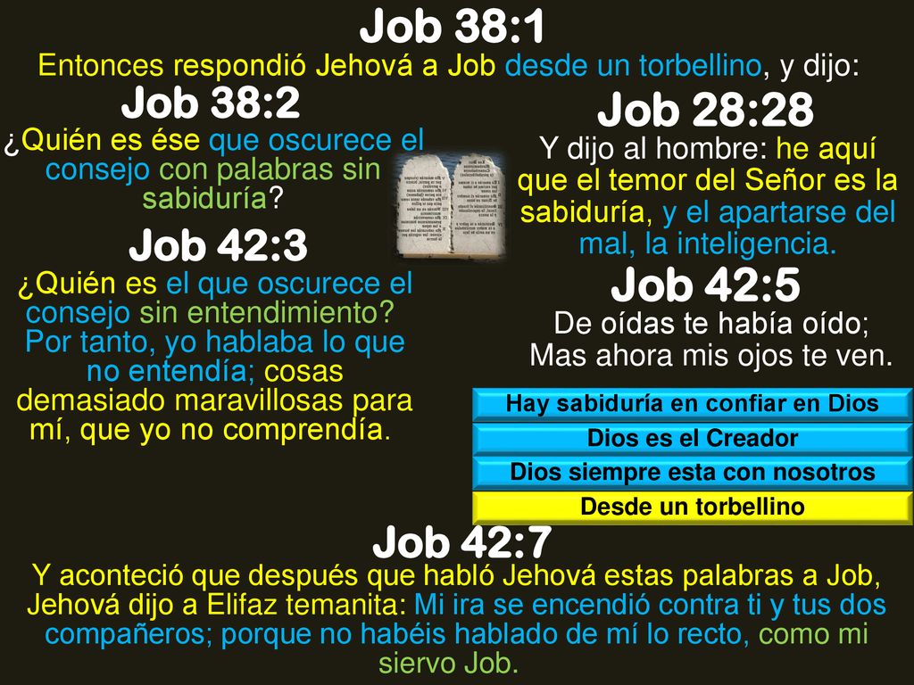 Hay sabiduría en confiar en Dios Dios siempre esta con nosotros