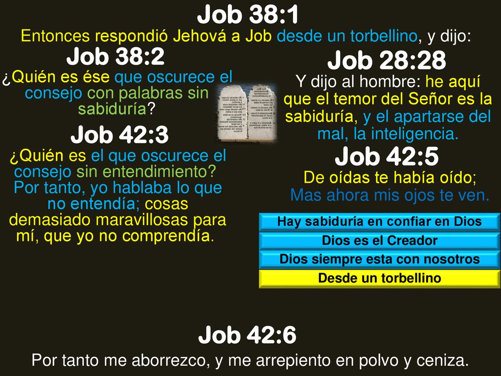 Hay sabiduría en confiar en Dios Dios siempre esta con nosotros