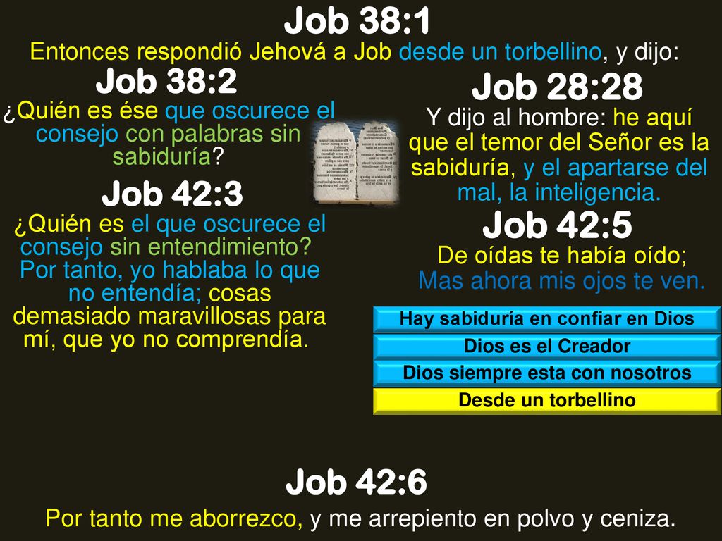 Hay sabiduría en confiar en Dios Dios siempre esta con nosotros