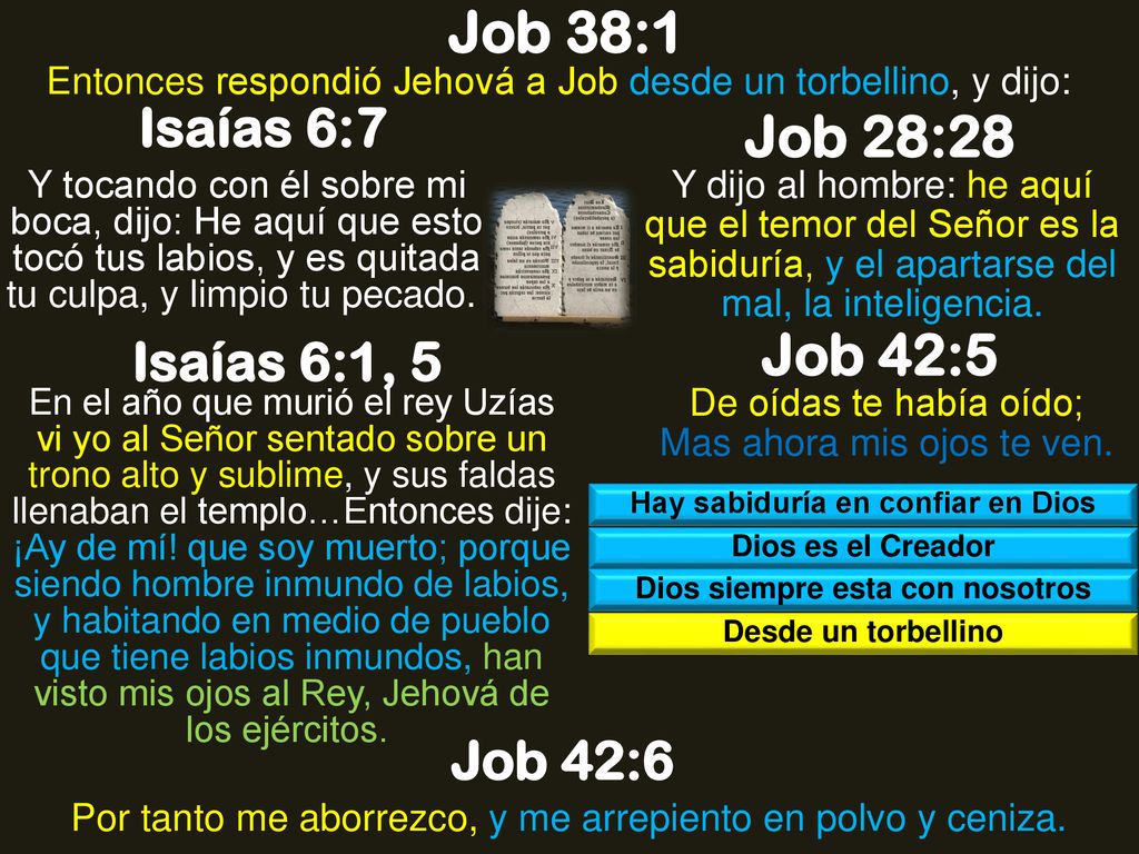 Hay sabiduría en confiar en Dios Dios siempre esta con nosotros
