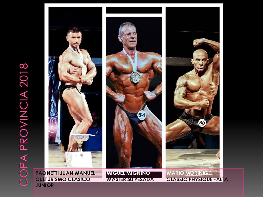 COPA PROVINCIA 2018 PAONETTI JUAN MANUEL MIGUEL MIGNINO MARIO MORINIGO