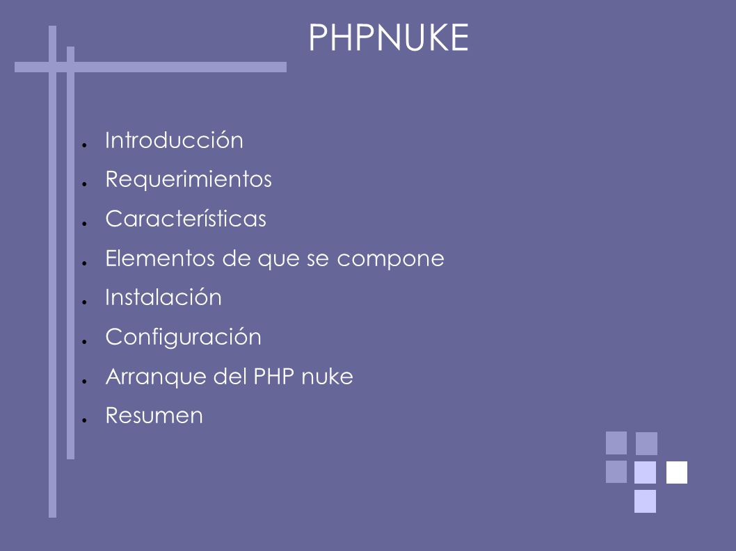 PHPNUKE Introducción Requerimientos Características