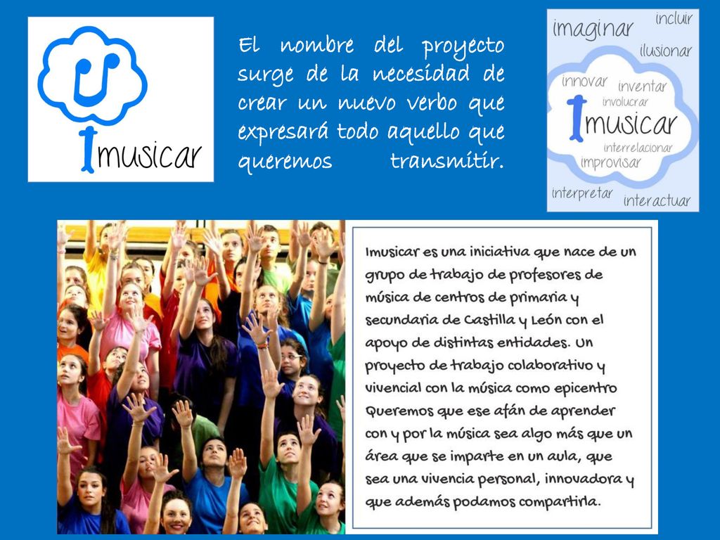 El nombre del proyecto surge de la necesidad de crear un nuevo verbo que expresará todo aquello que queremos transmitir.