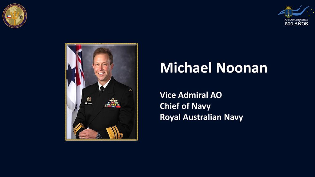 Michael Noonan Vice Admiral AO Chief of Navy Royal Australian Navy