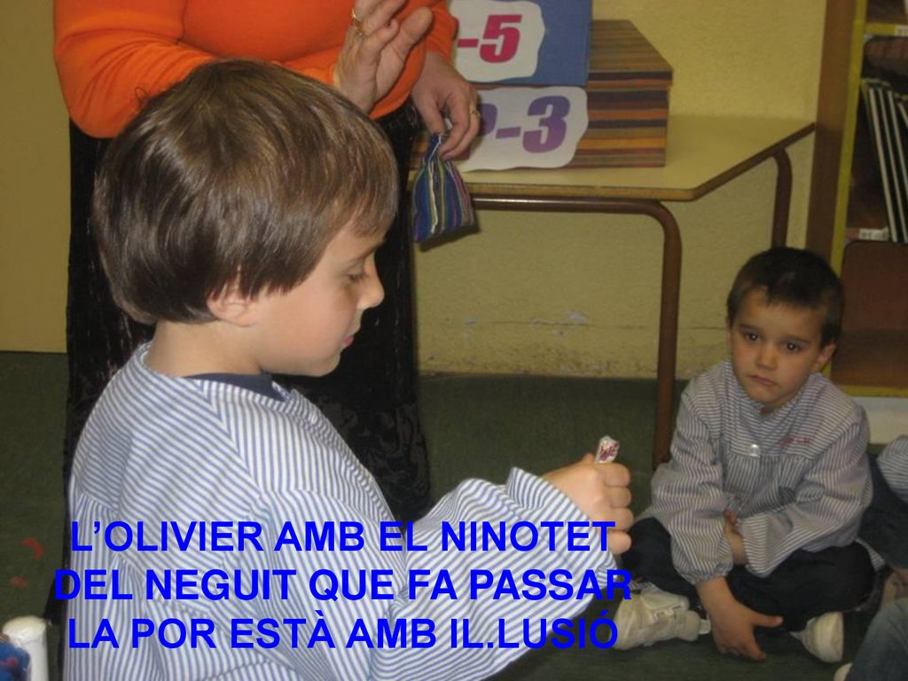 L’OLIVIER AMB EL NINOTET DEL NEGUIT QUE FA PASSAR LA POR ESTÀ AMB IL