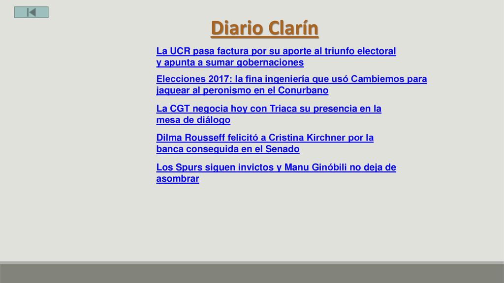 Diario Clarín La UCR pasa factura por su aporte al triunfo electoral y apunta a sumar gobernaciones.