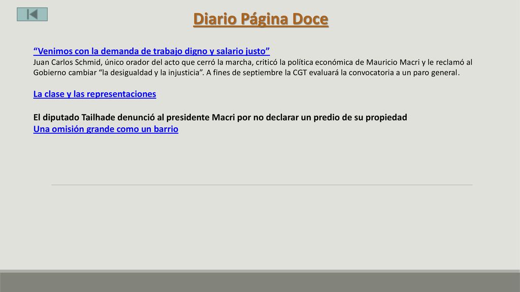 Diario Página Doce Venimos con la demanda de trabajo digno y salario justo
