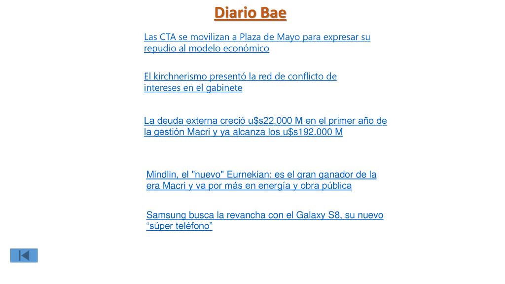 Diario Bae Las CTA se movilizan a Plaza de Mayo para expresar su repudio al modelo económico.